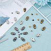 30 Sets 3 Colors Alloy Boot Lace Hooks FIND-DC0005-85-4