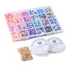 DIY Heishi Surfer Bracelet Making Kit DIY-FS0002-94-4