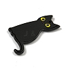 Halloween Black Cat Acrylic Pendants X-MACR-U005-01A-2