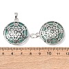 Natural Amazonite Pendants GG-CBA0251-10G-P-3
