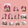 10Pcs 10 Styles Window Scenery Waterproof PET Stickers DIY-G121-01A-1