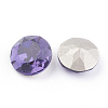 Pointed Back & Back Plated K9 Glass Rhinestone Cabochons RGLA-J012-10mm-277-3