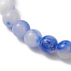 Natural Dyed Persian Jade Gemstone Beads Stretch Bracelets for Women BJEW-JB13267-4