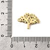 Brass Pave Colorful Cubic Zirconia Tree of Life Connector Charms KK-I360-031G-3