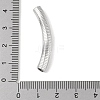 304 Stainless Steel Curved Tube Beads STAS-M071-03C-P-4