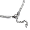 304 Stainless Steel Herringbone Chain Necklaces NJEW-P282-06P-4