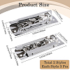 6Pcs 2 Styles Iron Stronge Binder Clips FIND-GF0006-56-2