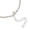Brass Box Chain Bracelet Making KK-CBADBBF-01P-2