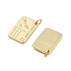 Brass Pendants X-KK-Q006-08G-2