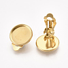 201 Stainless Steel Clip-on Earring Findings STAS-T045-34C-G-3