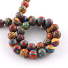 Dyed Synthetical Gemstone Round Bead Strands G-Q939-01A-06-2