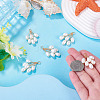 5Pcs Natural Cultured Freshwater Pearl Rice Beaded Grape Pendants PALLOY-TA00382-7