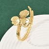 304 Stainless Steel Cuff Bangles for Women BJEW-D356-02B-G-3