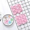 2Pcs DIY Cake Topper Food Grade Silicone Molds DIY-CJ0002-14-5