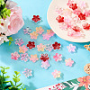 50Pcs 5 Colors Handmade Lampwork Beads LAMP-TA0001-22-5