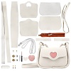 DIY Imitation Leather Heart Pattern Women's Crossbody Bag Kits DIY-WH0449-12-1