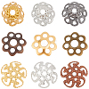 1350Pcs 9 Styles Iron Bead Caps IFIN-PA0001-08-7