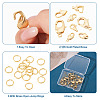 16Pcs 8 Styles Brass Lobster Claw Clasps KK-TA0003-04-5