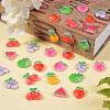 70Pcs 7 Style Transparent Resin Cabochons CRES-SZ0001-19-3