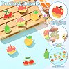 10Pcs 5 Styles Fruit Enamel Pin JEWB-CJ0003-20-3