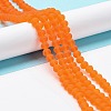 Transparent Glass Beads Strands X-EGLA-A034-T6mm-MD25-3
