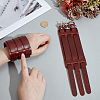 Punk Rock Style Leather Bracelets BJEW-WH0816-013A-3