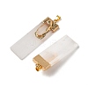 Natural Quartz Crystal & Selenite Big Pendants G-H084-09G-01-2