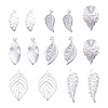  Jewelry 56Pcs 7 Style 304 Stainless Steel Pendants STAS-PJ0001-20-1