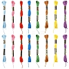 6Bundles Polyester Embroidery Floss OCOR-YW0001-25B-2