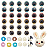 1 Bag Plastic Safety Craft Eye Sets DIY-FH0010-70B-1