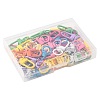 60Pcs 10 Colors Zinc Alloy Baking Paint Swivel Snap Hooks Clasps FIND-FS0005-10-7