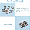 250Pcs 2-Hole Flat Round Shell Buttons SHEL-HS0001-02-4