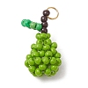 Glass Seed Beaded Pendants PALLOY-MZ00481-1