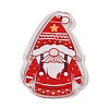 Christmas Theme Opaque Printed Acrylic Pendants SACR-S035-02B-1