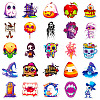 50 Pcs Halloween Children's Cartoon Themed Stickers PW-WG6DEFE-01-4