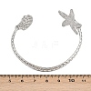 304 Stainless Steel Cuff Bangles for Women LS-BJEW-C122-01P-3