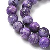 Dyed Natural Dolomite Beads Strands G-D337-8mm-D03-4