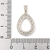 925 Sterling Silver Pendant Setting with Prongs Mounting STER-B005-29P-3