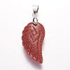 Synthetic Goldstone Pendants G-E339-02C-2