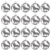 SUNNYCLUE 60Pcs Tibetan Style Alloy Howling Wolf Pendants TIBEP-SC0002-66-1