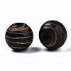 Painted Natural Wood Beads WOOD-T021-54B-M-3