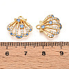 Brass Micro Pave Cubic Zirconia Charms X-KK-N261-102G-3