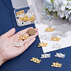 24Pcs 2 Colors Zinc Alloy Pendants FIND-SP0005-22-3