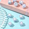 10Pcs Opaque Acrylic Enamel Beads ACRC-FS0001-02B-8
