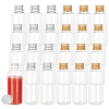 BENECREAT 24Pcs 2 Colors PET Plastic Mini Storage Bottle CON-BC0002-29-1