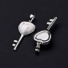 Natural Howlite Pendants G-I321-06P-20-4