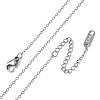 1.5MM 304 Stainless Steel Cable Chain Necklaces for Women SA-CBACA62-06P-4
