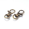 Tibetan Style Alloy Swivel Clasps X-PALLOY-F210-02AB-2