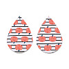 Autumn Theme PU Leather Big Pendants LS-FIND-R074-02B-1