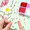 72G 4 Styles Glass Seed Beads SEED-YW0002-77A-4